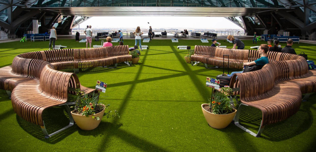 SYNLawn Cincinnati artificial grass for Commercial applications