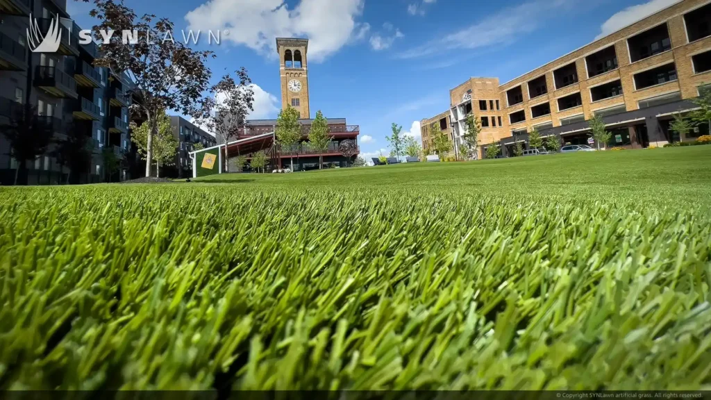 Artificial grass installation from SYNLawn